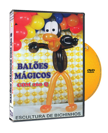 DVD BALES MGICOS COM 260Q - ESCULTURAS DE BICHINHOS 
